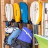 image:imagePaddle Storage Wall Rack Kayak SUP Canoe Paddles Indoor Organizer Solid Steel Hanging Hooks CompactUltimate