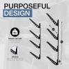 image:imageStoreYourBoard Adjustable Wakeboard Storage Rack  Wall Mount 4 Level Display Heavy Duty Water Sports Gear Hanger for Wakeboards Wakesurf Boards and More Holds up to 100 lbsBlack