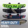 image:imageStoreYourBoard Adjustable Wakeboard Storage Rack  Wall Mount 4 Level Display Heavy Duty Water Sports Gear Hanger for Wakeboards Wakesurf Boards and More Holds up to 100 lbsBlack