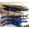 image:imageStoreYourBoard Adjustable Water Ski Wall Storage Rack Holds 4 Sets of Skis Garage Home Boathouse Organizer
