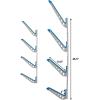 image:imageStoreYourBoard Adjustable Water Ski Wall Storage Rack Holds 4 Sets of Skis Garage Home Boathouse Organizer