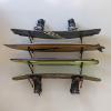 image:imageStoreYourBoard Avon Wakeboard Storage Rack 2 Level Wall Mount Water Ski and Wake Surf Board Organizer Natural Wood and Solid Steel Holds 100 lbs4 Levels