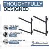 image:imageStoreYourBoard GSUP Wall Mounted Standup Paddleboard Storage Rack Adjustable Levels Standup Paddle Board HolderOutdoor  2 Levels