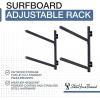 image:imageStoreYourBoard GSUP Wall Mounted Standup Paddleboard Storage Rack Adjustable Levels Standup Paddle Board HolderOutdoor  2 Levels