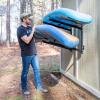 image:imageStoreYourBoard GSUP Wall Mounted Standup Paddleboard Storage Rack Adjustable Levels Standup Paddle Board HolderOutdoor  2 Levels