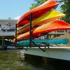 image:imageStoreYourBoard Kayak Dock Storage Rack Outdoor Over The Water Mount Holds 400 lbs HeavyDuty Metal Stand