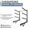 image:imageStoreYourBoard Kayak Dock Storage Rack Outdoor Over The Water Mount Holds 400 lbs HeavyDuty Metal Stand