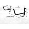 image:imageStoreYourBoard Kayak Storage Rack for Garage  Swivel Kayak Wall Mount with Paddle Holder  Indoor Outdoor Folding Kayak Wall Rack for Paddle BoardSUP Storage Heavy Duty Padded Arms Holds 100 lbs