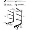 image:imageStoreYourBoard Paddleboard Dock Storage Rack Outdoor Over The Water SUP Mount HeavyDuty Metal Pier Stand Holds 400 lbs