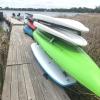 image:imageStoreYourBoard Paddleboard Dock Storage Rack Outdoor Over The Water SUP Mount HeavyDuty Metal Pier Stand Holds 400 lbs