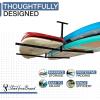 image:imageStoreYourBoard Standup Paddle Board and Surfboard Garage Storage Rack  Adjustable Ceiling Mount Hanger for SUP Storage Heavy Duty Overhead Paddleboard Organizer for Garage Space Saving RackDouble