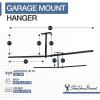 image:imageStoreYourBoard Standup Paddle Board and Surfboard Garage Storage Rack  Adjustable Ceiling Mount Hanger for SUP Storage Heavy Duty Overhead Paddleboard Organizer for Garage Space Saving RackDouble