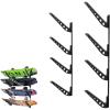 image:imageStoreYourBoard Adjustable Wakeboard Storage Rack  Wall Mount 4 Level Display Heavy Duty Water Sports Gear Hanger for Wakeboards Wakesurf Boards and More Holds up to 100 lbsBlack