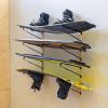 image:imageStoreYourBoard Avon Wakeboard Storage Rack 2 Level Wall Mount Water Ski and Wake Surf Board Organizer Natural Wood and Solid Steel Holds 100 lbs4 Levels