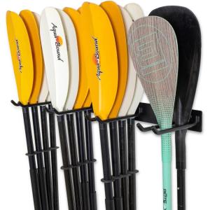 image:imagePaddle Storage Wall Rack Kayak SUP Canoe Paddles Indoor Organizer Solid Steel Hanging Hooks CompactUltimate