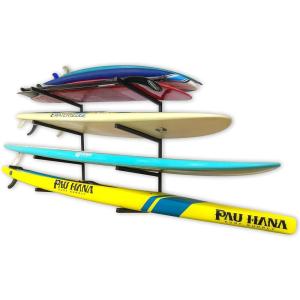 image:imageStoreYourBoard GSUP Wall Mounted Standup Paddleboard Storage Rack Adjustable Levels Standup Paddle Board HolderIndoor  4 Levels
