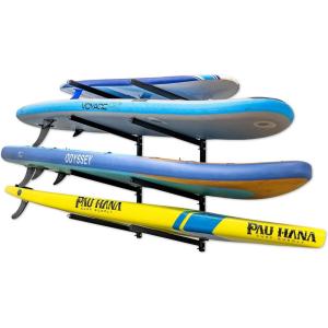 image:imageStoreYourBoard GSUP Wall Mounted Standup Paddleboard Storage Rack Adjustable Levels Standup Paddle Board HolderOutdoor  4 Levels