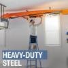 image:imageStoreYourBoard Adjustable Kayak Ceiling Rack  Hi Port 2 Garage Ceiling Kayak Hanger  Adjustable Overhead Kayak Storage for Recreational amp Touring Kayaks  Garage Organization1 Kayak
