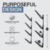 image:imageStoreYourBoard Adjustable Surfboard Storage Rack 4 Board Wall Mount Display BlackBlack