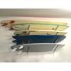image:imageStoreYourBoard Adjustable Surfboard Storage Rack 4 Board Wall Mount Display BlackWhite