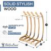 image:imageStoreYourBoard Freestanding Surfboard Rack Indoor Display Stand Shortboard and Longboard Organizer Holds 150 lbs