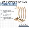 image:imageStoreYourBoard Freestanding Surfboard Rack Indoor Display Stand Shortboard and Longboard Organizer Holds 150 lbs