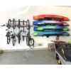 image:imageStoreYourBoard GKayak Wall Rack  HeavyDuty Indoor Kayak Rack for 2 Boats Adjustable Storage Wall Mount Hanger SpaceSaving Indoor Storage for Kayak Wall Mount  Holds 200 lbs  SilverIndoor  4 Kayaks