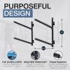 image:imageStoreYourBoard GKayak Wall Rack  HeavyDuty Indoor Kayak Rack for 2 Boats Adjustable Storage Wall Mount Hanger SpaceSaving Indoor Storage for Kayak Wall Mount  Holds 200 lbs  SilverOutdoor  2 Kayaks
