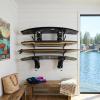image:imageStoreYourBoard GVert Mini Wall Rack  HeavyDuty Indoor Adjustable MultiSport Board Rack 5 Levels for Surfboards Paddle Boards Snowboards Skateboards and More Holds 200 lbs