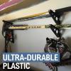 image:imageStoreYourBoard Hockey Stick Rack Wall Mount Garage Storage for Sports Equipment Skates Lacrosse Sticks 3 Tiers Supports 40 lbs