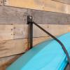 image:imageStoreYourBoard Roanoke Kayak Storage Rack Holds 100 lbs Kayak Wall Mount Hooks Kayak Rack for Garage Space Efficient Indoor Kayak Holder Solid Steel Protective PaddingPro