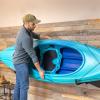 image:imageStoreYourBoard Roanoke Kayak Storage Rack Holds 100 lbs Kayak Wall Mount Hooks Kayak Rack for Garage Space Efficient Indoor Kayak Holder Solid Steel Protective PaddingPro
