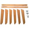 image:imageStoreYourBoard Timber Surfboard Wall Rack Holds 3 Surfboards Wood Home Storage Mount SystemNatural
