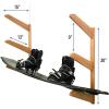 image:imageStoreYourBoard Timber Wakeboard Wall Rack Wooden Storage Mount Stylish Indoor Display 3 Boards