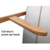 image:imageStoreYourBoard Vertical Timber Surfboard Wall Rack Holds 6 Surfboards Home and Garage Storage Mount System NaturalNatural