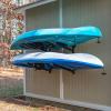 image:imageStoreYourBoard GKayak Wall Rack  HeavyDuty Indoor Kayak Rack for 2 Boats Adjustable Storage Wall Mount Hanger SpaceSaving Indoor Storage for Kayak Wall Mount  Holds 200 lbs  SilverOutdoor  2 Kayaks