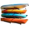 image:imageStoreYourBoard GKayak Wall Rack  HeavyDuty Indoor Kayak Rack for 2 Boats Adjustable Storage Wall Mount Hanger SpaceSaving Indoor Storage for Kayak Wall Mount  Holds 200 lbs  SilverOutdoor  4 Kayaks