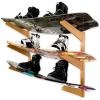 image:imageStoreYourBoard Timber Wakeboard Wall Rack Wooden Storage Mount Stylish Indoor Display 3 Boards