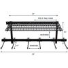 image:imageGChair Storage Rack with Wire Storage Shelf  Folding Chair Rack for Home amp Garage Organization Chair Hangers for Folding Beach Patio amp Camping Chairs Heavy Duty Steel Holds 300 lbs