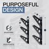 image:imageStoreYourBoard ABS Plastic Ski and Snowboard Storage Rack Black 20 in
