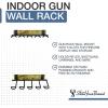 image:imageStoreYourBoard BLAT Indoor 5 Gun Rack for Wall  Vertical Rifle Wall Mount for Rifles amp Shotguns Rustic Wood amp Steel Gun Rack Wall Mount Gun Storage for Garage Holds up to 100 lbs5 Firearms  MultiCam