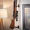 image:imageStoreYourBoard BLAT Indoor 5 Gun Rack for Wall  Vertical Rifle Wall Mount for Rifles amp Shotguns Rustic Wood amp Steel Gun Rack Wall Mount Gun Storage for Garage Holds up to 100 lbs2 Firearms  Wood
