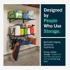 image:imageStoreYourBoard Garage Shelving Wall Mounted  2x4 Heavy Duty Garage Wall Shelves 2Pack 24 Deep x 465 Long  Steel Garage Storage Rack Wall Mounted with Hooks 200 lb Each  400 lb Total BlackBlack