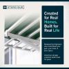 image:imageStoreYourBoard Garage Shelving Wall Mounted  2x4 Heavy Duty Garage Wall Shelves 2Pack 24 Deep x 465 Long  Steel Garage Storage Rack Wall Mounted with Hooks 200 lb Each  400 lb Total BlackWhite