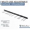 image:imageStoreYourBoard Garage Tool Organizer Wall Mount  Heavy Duty Garage Wall Organizer for Garage Organization and Storage Broom Holder Wall Mount for Gardening Tools amp Yard Tools  64 Holds 600 lbs64 inch