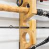 image:imageStoreYourBoard Stillwater Fishing Pole Holders for Garage Wall and Ceiling Storage Rack for Fishing Rods Solid Wood Garage Organizer Holds 8 Rods or Combos up to 40 lbs