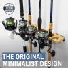 image:imageStoreYourBoard Stillwater Fishing Pole Holders for Garage Wall and Ceiling Storage Rack for Fishing Rods Solid Wood Garage Organizer Holds 8 Rods or Combos up to 40 lbs