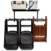 image:imageGChair Storage Rack with Wire Storage Shelf  Folding Chair Rack for Home amp Garage Organization Chair Hangers for Folding Beach Patio amp Camping Chairs Heavy Duty Steel Holds 300 lbs