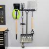 image:imageStoreYourBoard Garage Tool Organizer Wall Mount  Heavy Duty Garage Wall Organizer for Garage Organization and Storage Broom Holder Wall Mount for Gardening Tools amp Yard Tools  64 Holds 600 lbs32 inch