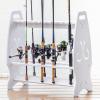 image:imageStoreYourBoard Marlin Fishing Pole Rack Holds 24 Fishing Rods and Reels Weatherresistant Garage amp Outdoor Fishing Rod Holder